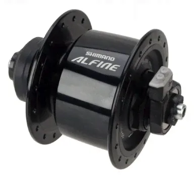 Втулка динамо Shimano Alfine, S501, 32 отв, 6V-3W, QR, C.Lock, черн