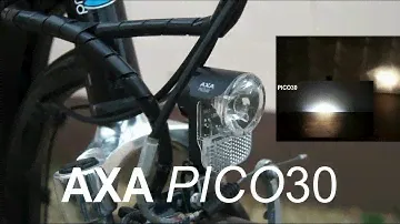 AXA Pico 30 im Test Review 30 LUX LED Frontscheinwerfer für 6V Dynamo mit Standlicht