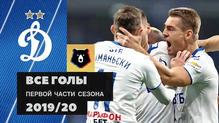 Все голы ФК «Динамо» в первой части сезона РПЛ 2019/20