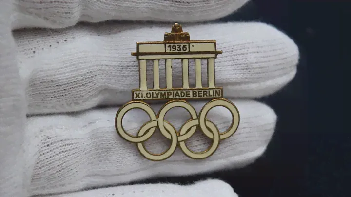 Обзор знака ОЛИМПИАДА БЕРЛИН 1936. Германия. Рейх.
