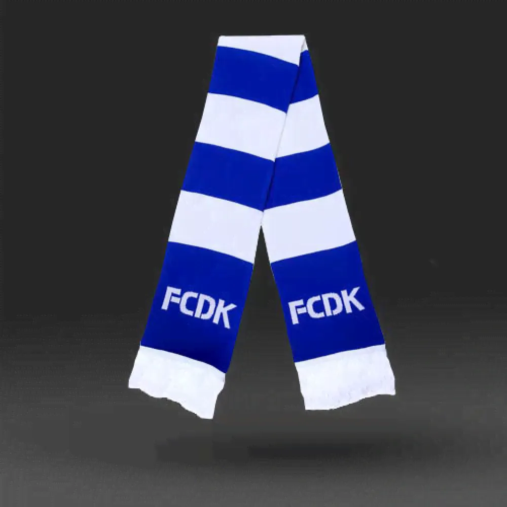 Шарф Динамо Киев FCDK бело-синий