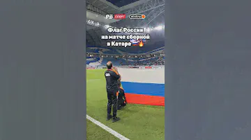 ФЛАГ РОССИИ НА МАТЧЕ СБОРНОЙ 🇷🇺🔥💪