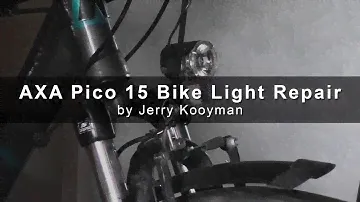 AXA Pico15 bike light repair / fiets licht reparatie