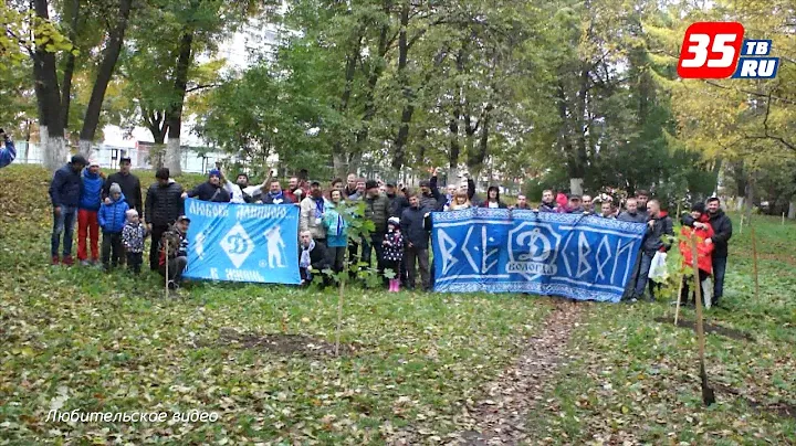 В Вологде появилась аллея футбольного клуба "Динамо"
