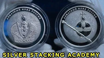 УНИКАЛЬНОЕ ВИДЕО ОБ УНИКАЛЬНОЙ СЕРИИ МОНЕТ РОССИИ!  Серия Серебряных Монет Алмазный Фонд России