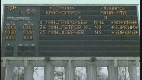 Зоркий - Динамо (Алма-Ата) 6 марта 1982 года