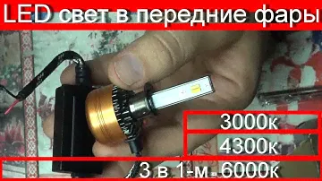 Ставим LED в передние фары авто