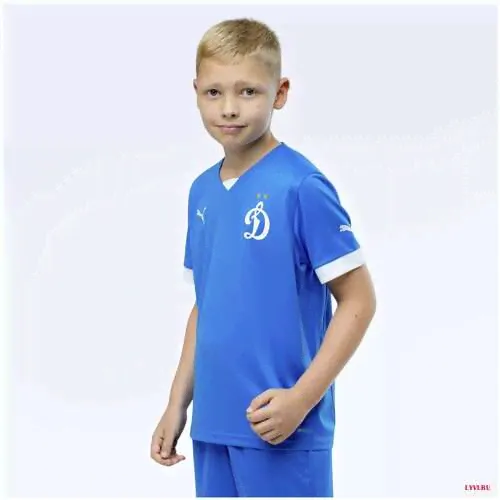 Детская игровая футболка сезона 2022/2023 синяя ФК Динамо Москва-0