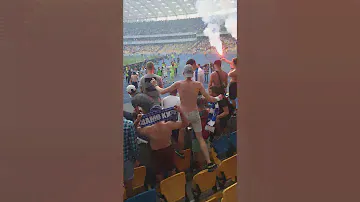 Игроки Динамо блогодарят ультрас!