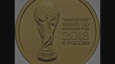Футбол на монетах Российской Федерации