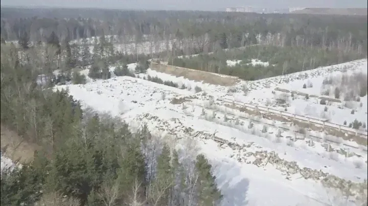 Мытищи, стрельбище "Динамо", бывшая "биатлонка". DJI Mavic Pro.