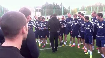 Визит болельщиков Динамо на базу 21.09.2012