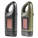 Фонарь с динамо-машиной и солнечной батареей на постапокалипсис Dynamo Solar Tac Flashlight Black - обеспечит вас постоянным источником света мощностью в 100 Lm даже при условии полного отсутствия эле